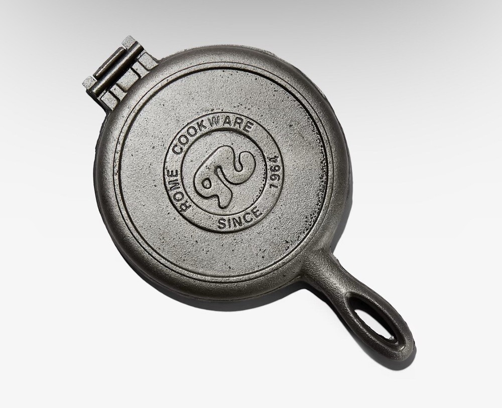 Rome's Old Fashioned Cast Iron 6" Waffle Iron #1100 - Brand New