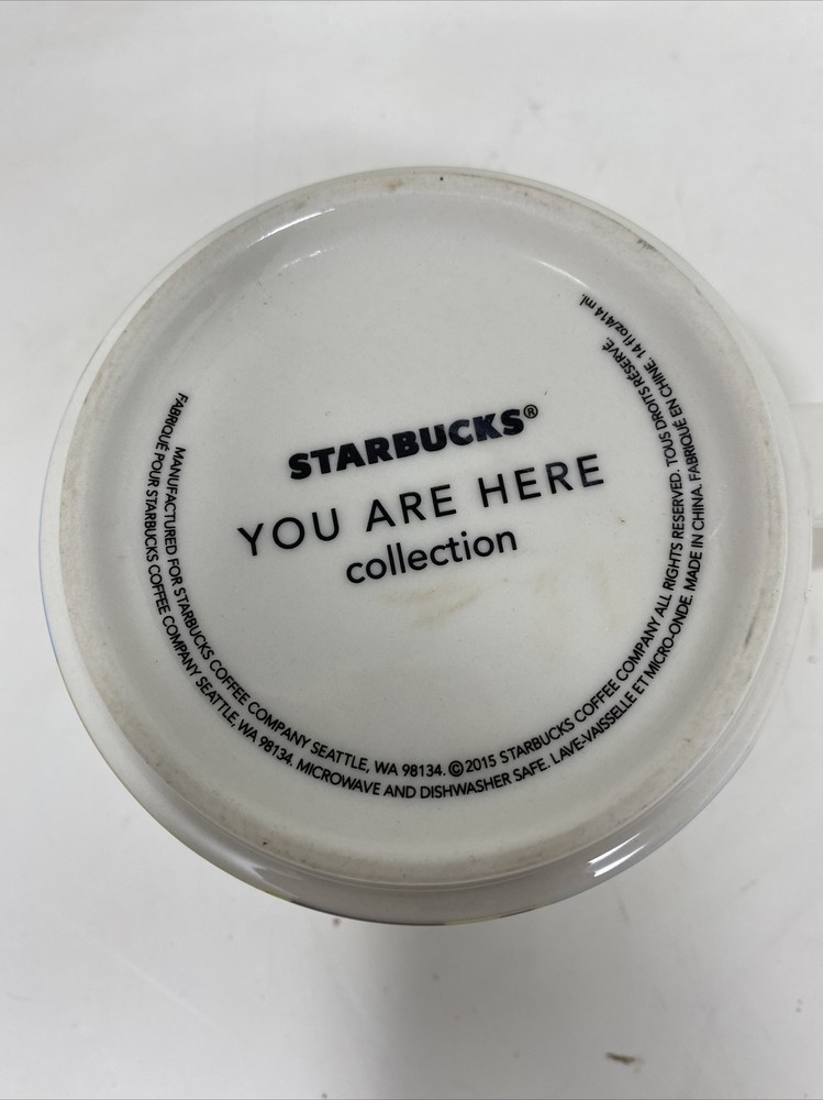 Starbucks Indianapolis You Are Here Collection Mug 2013 Preowned