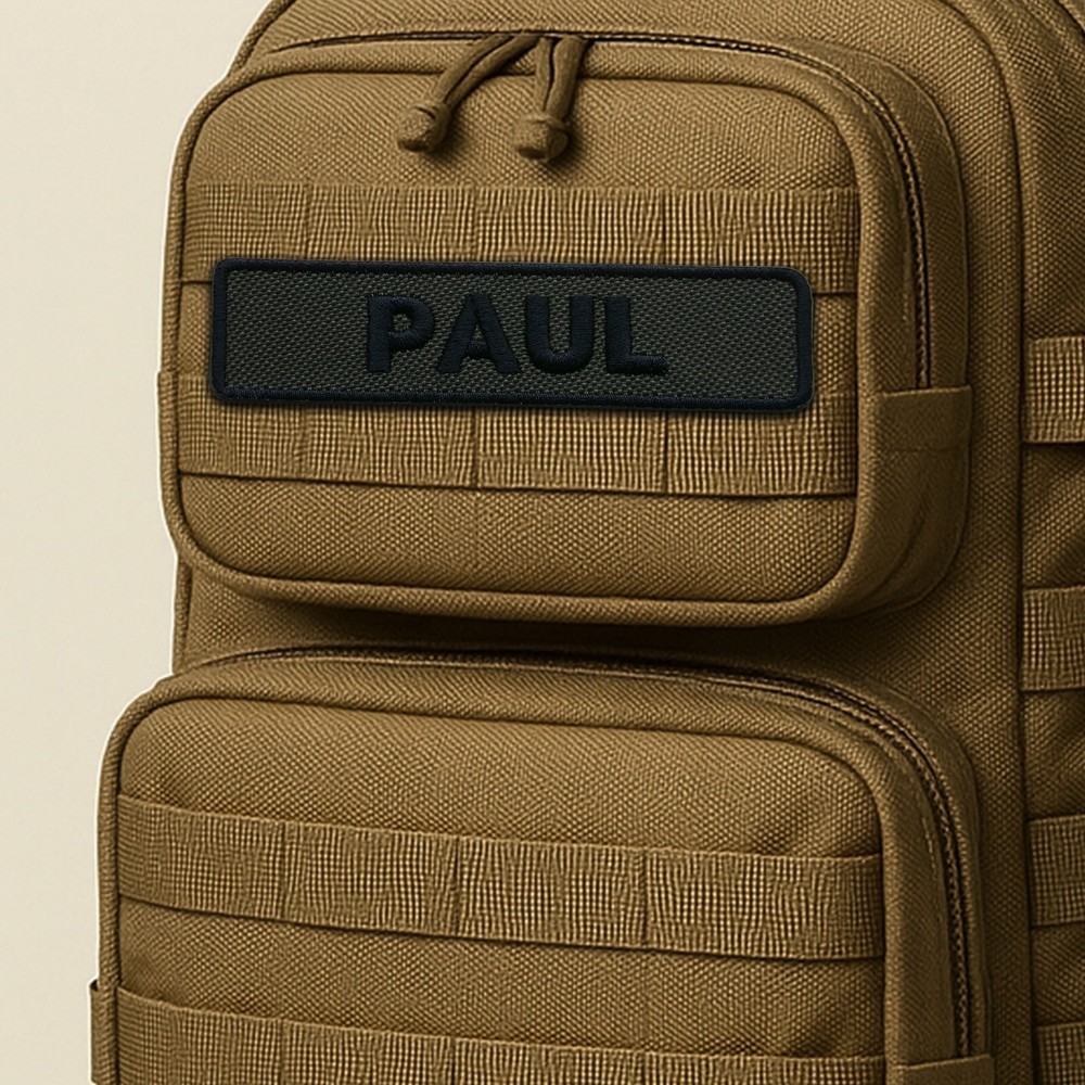 Custom Name Tag Patch Tactical Military Personalized Iron-On Embroidered Badge