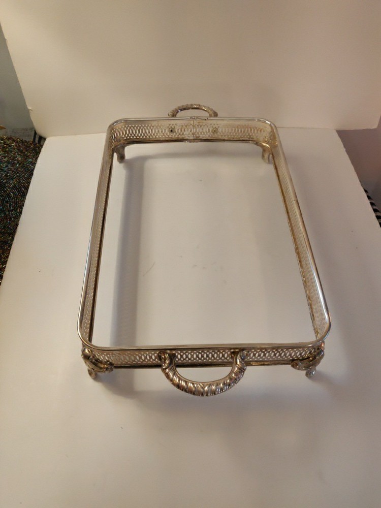 Silver Plated Casserole Server 14 1/2 X 9 1/2