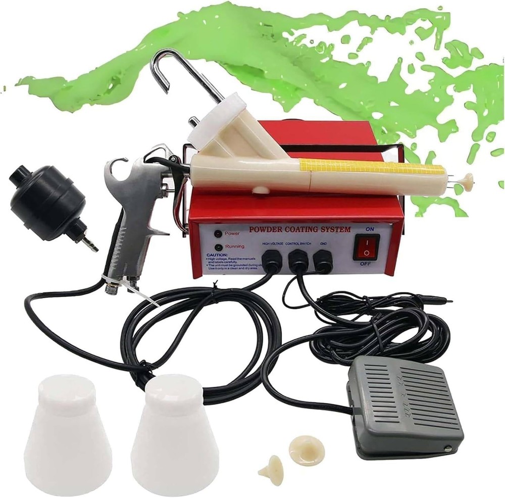 30KV Paint Gun Electrostatic Coating Tool Powder Kit Automatic Spraying Machine