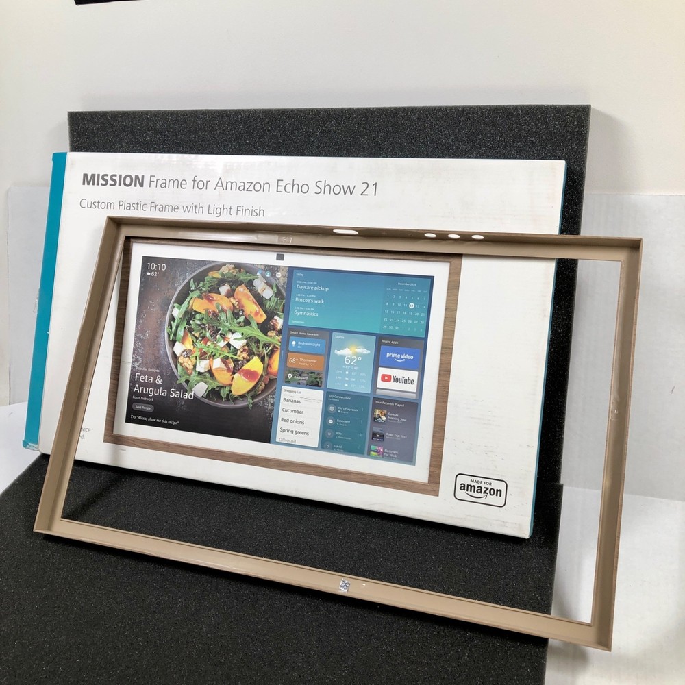 Amazon Echo Show 21 Frame - Light wood