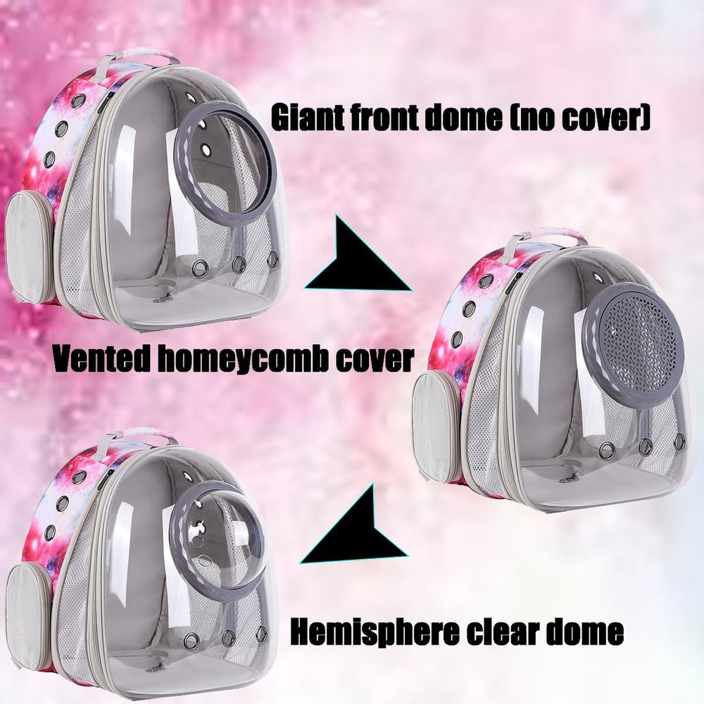 Cat Carrier Backpack Galaxy Front Expandable Large Cat Backpack Bubble - Pet ...