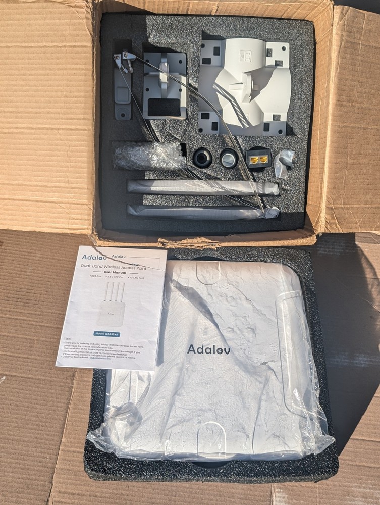 AX3000 WiFi 6 Outdoor Extender Long Range, Rugged IP67 Wireless Access Point