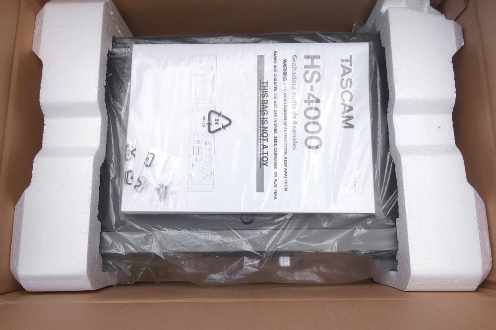 TASCAM HS-4000 2x STEREO SOLID STATE DIGITAL RECORDER/S WITH NETWORK & TIMECODE