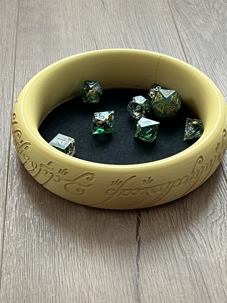 LOTR One Ring Dice Tray,  D&D.