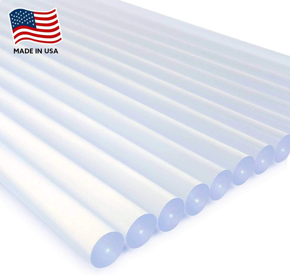 Hot Glue Sticks 10" Full Size, Clear, 24 Sticks
