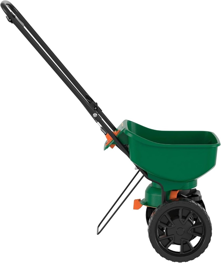Scotts Turf Builder EdgeGuard Mini Broadcast Spreader for Grass Seed, Fertilizer