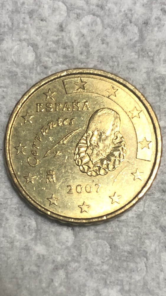 2007 Euro 10 Cent Espana Cervantes Rare