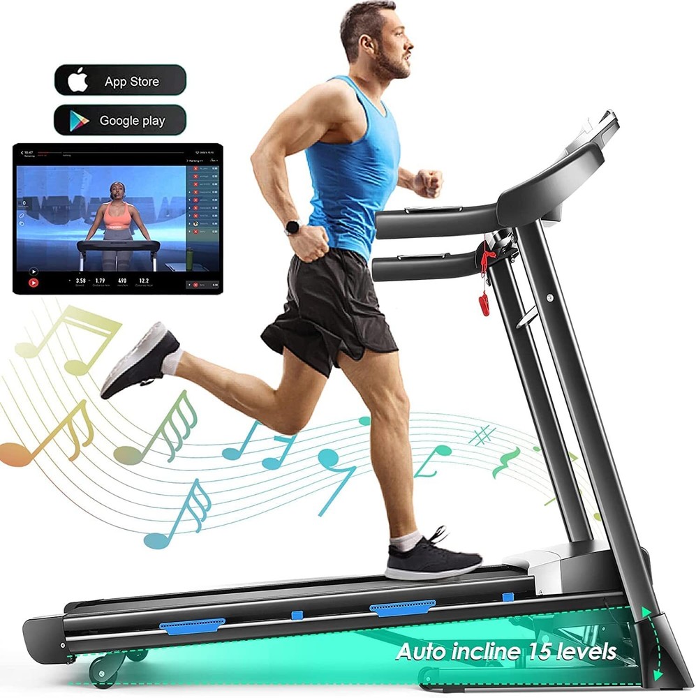 Treadmill 3.25HP/2.5HP Electric Running Walking Pad Heavy Duty Exercise Machine