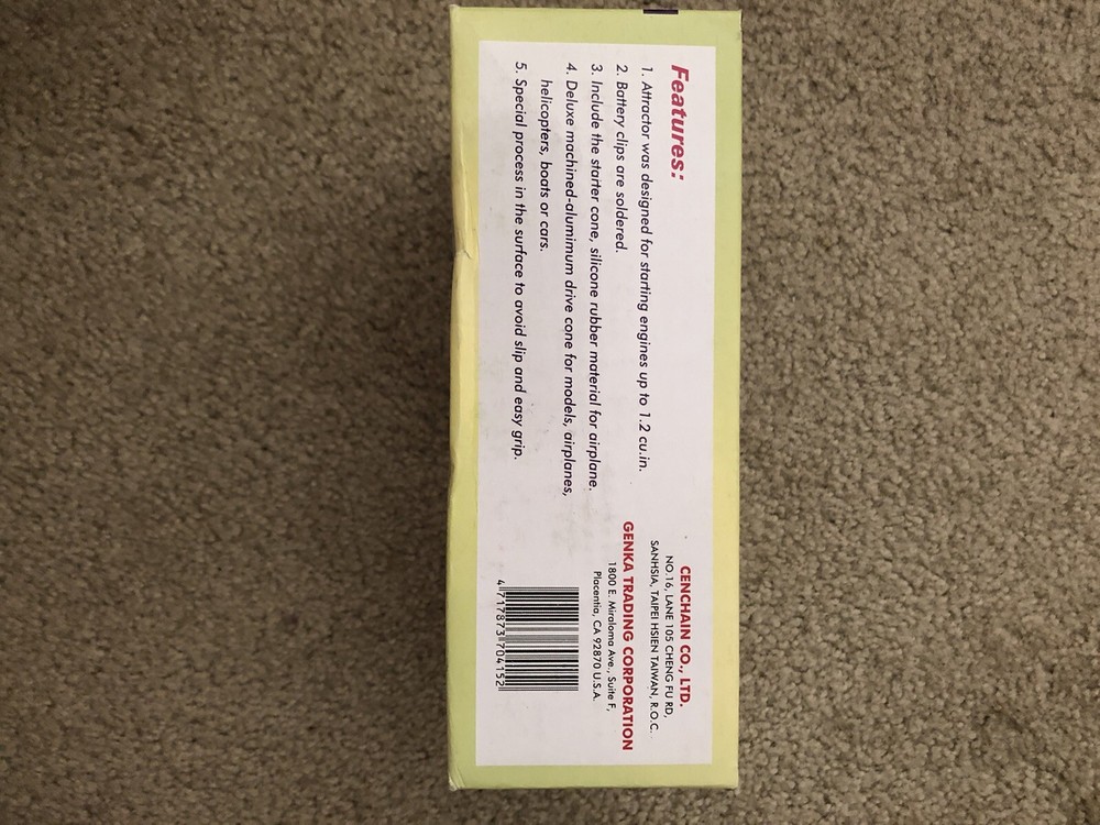 Vintage CEN Attractor G70415 Model Engine Starter