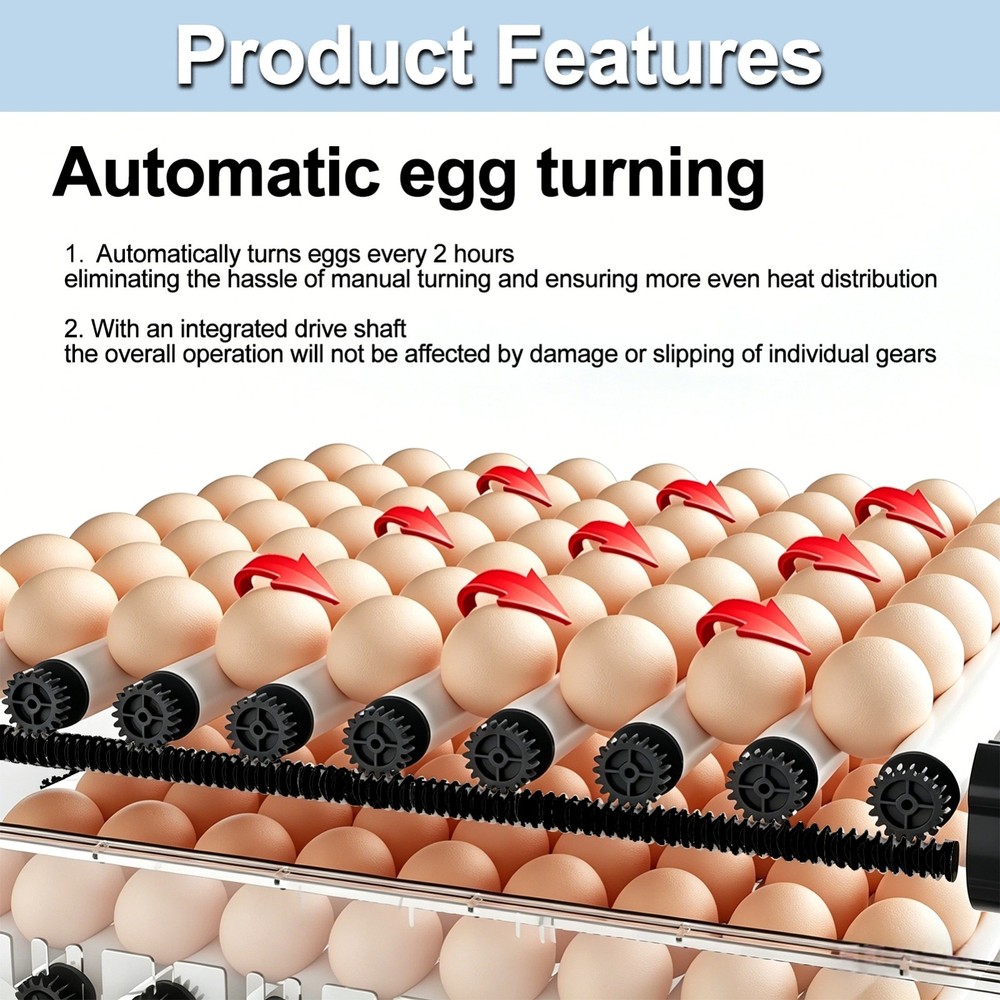 Incubators for Hatching 120 Eggs, Incubator, Automatic Egg Turning
