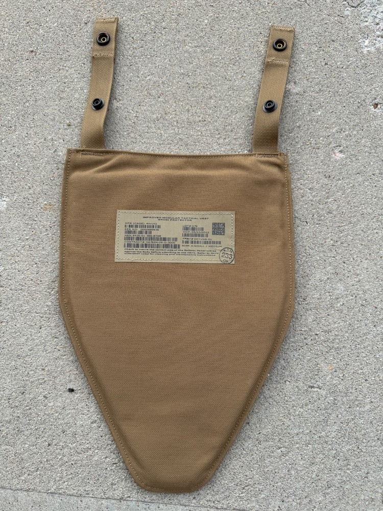 Genuine USGI USMC Tan Groin Protection Protector With Inserts - X-SMALL/MEDIUM