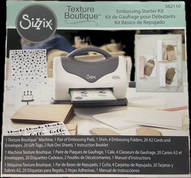 Sizzix TEXTURE BOUTIQUE Embossing Machine