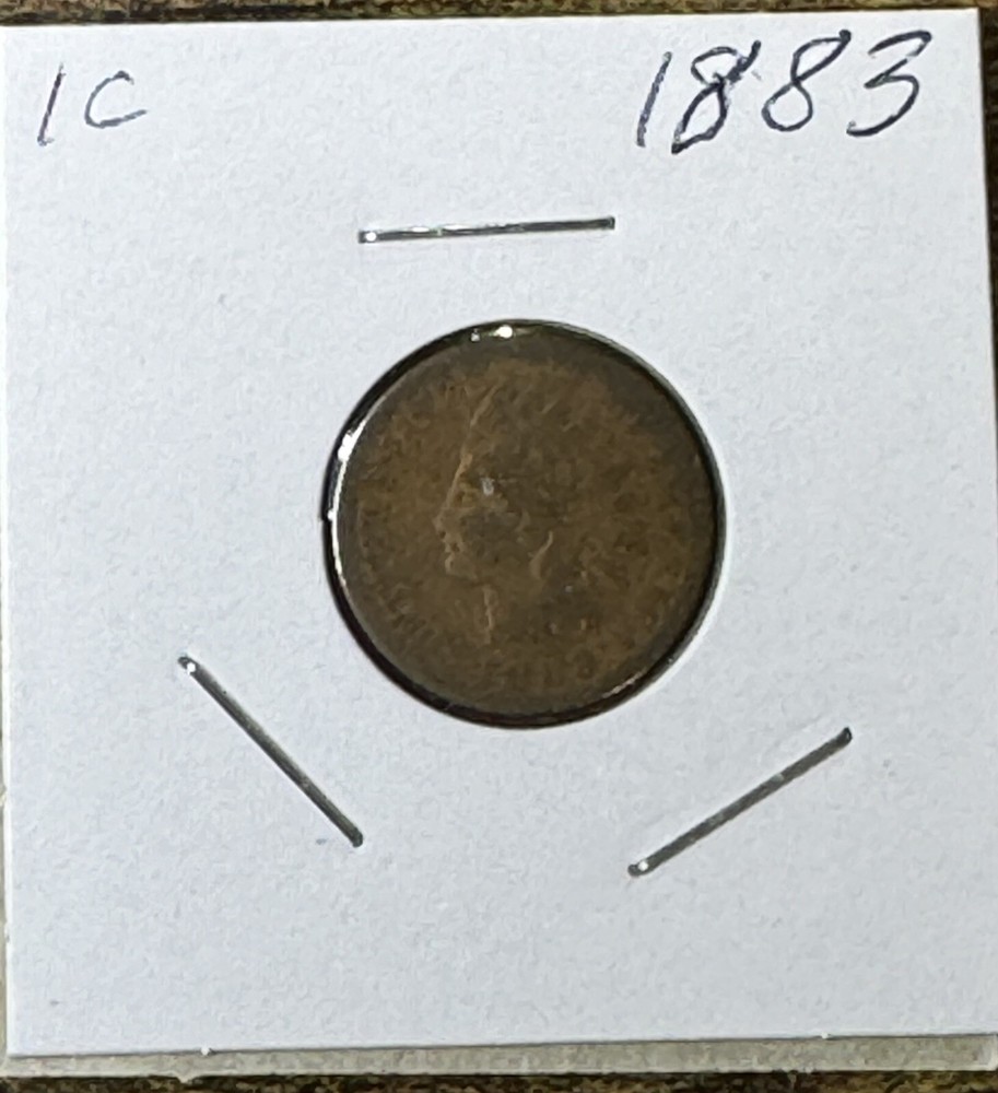 1883 Indian Head Penny 1C Cent