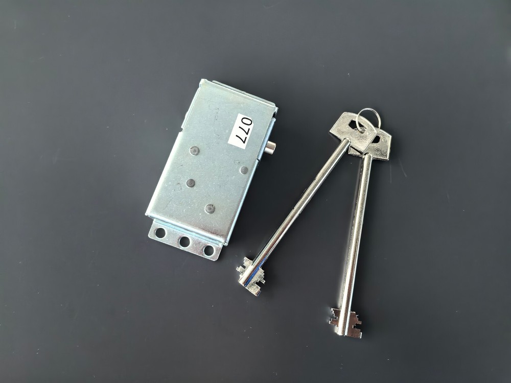 Gun Safe Lock Replacement Solenoid Lock with 2 Master Keys Chrome Digital Keypad