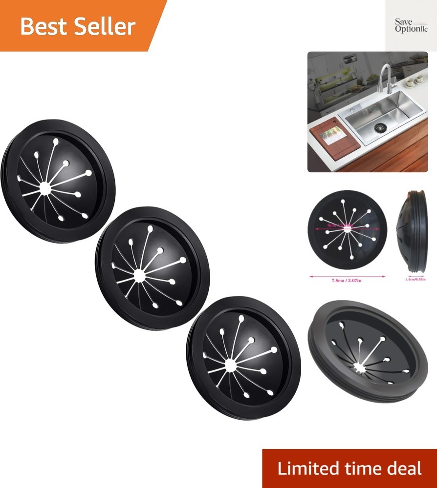 3 Pcs Garbage Disposal Splash Guards Sink Baffle Disposal Replacement Multi-f...
