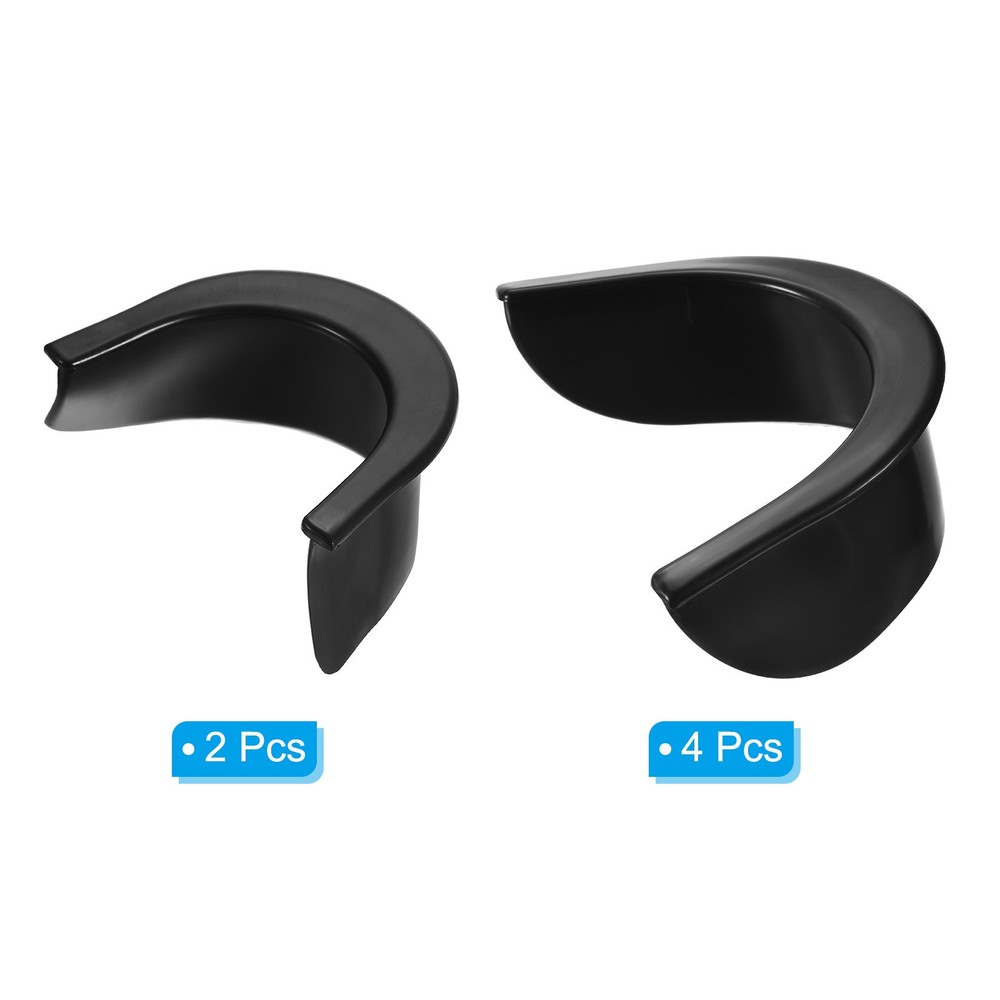 6Pack Billiard Hole Liners Rubber Pool Table Pocket Liners Replacement Black