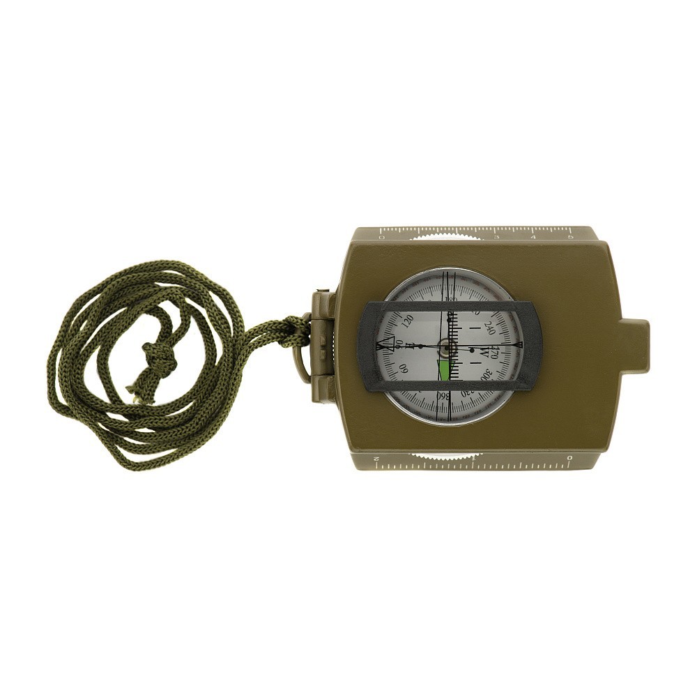 M-Tac Folding Lensatic Compass Sighting Hiking Survival Map Navigation