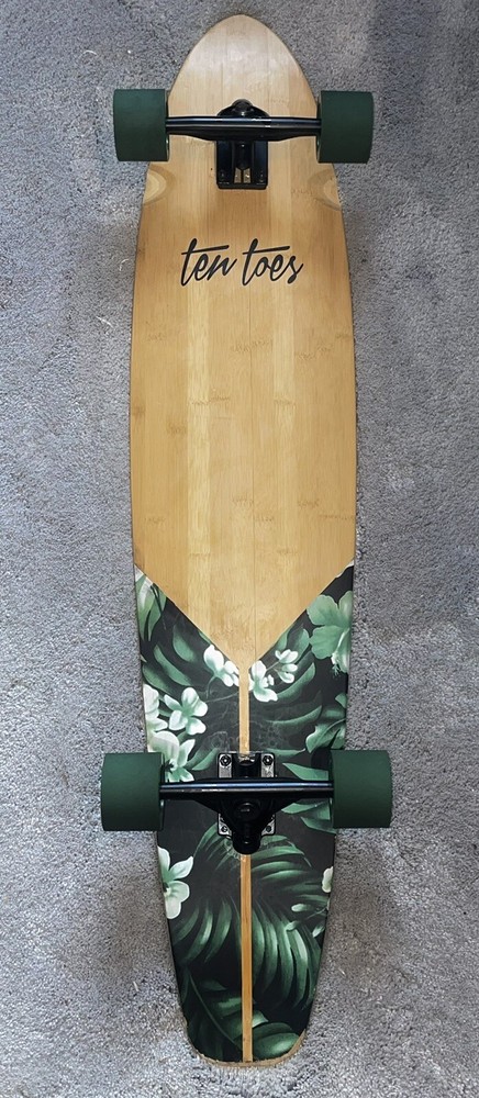 Long Board Skateboard Complete Cruiser Ten Toes Pipeline