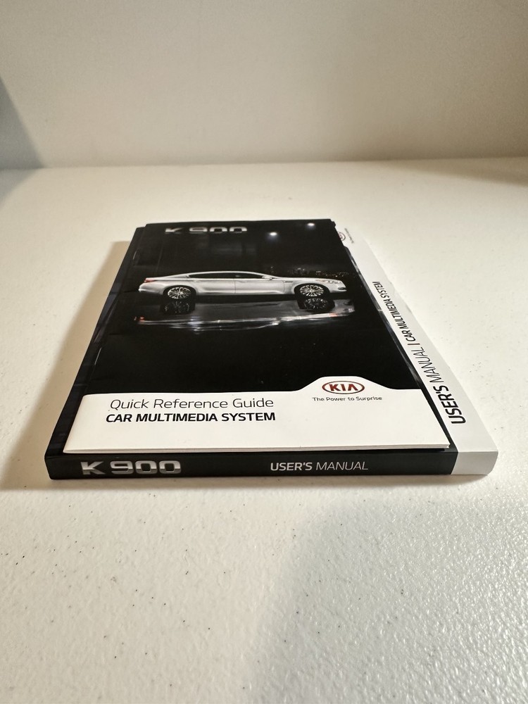 2009 Kia K900 Owner's Manual Set