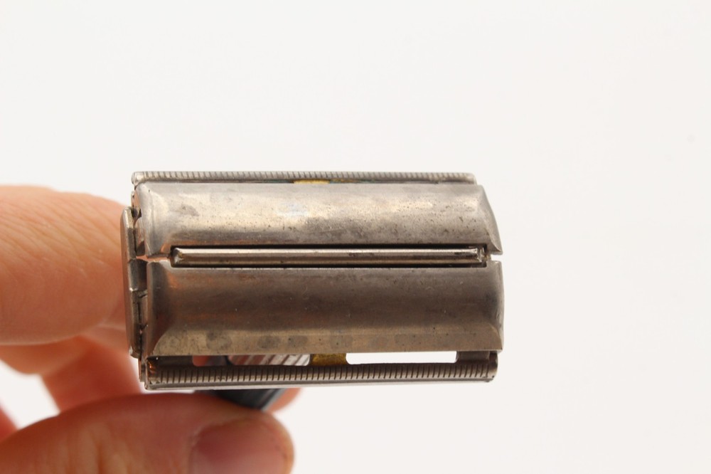 Vintage Gillette Razor Blue Handle