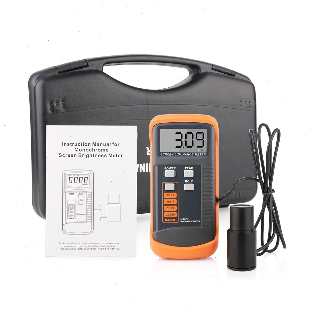 Handheld Screen Brightness Meter with 0.01-39990cd/m2 Data Latching Function