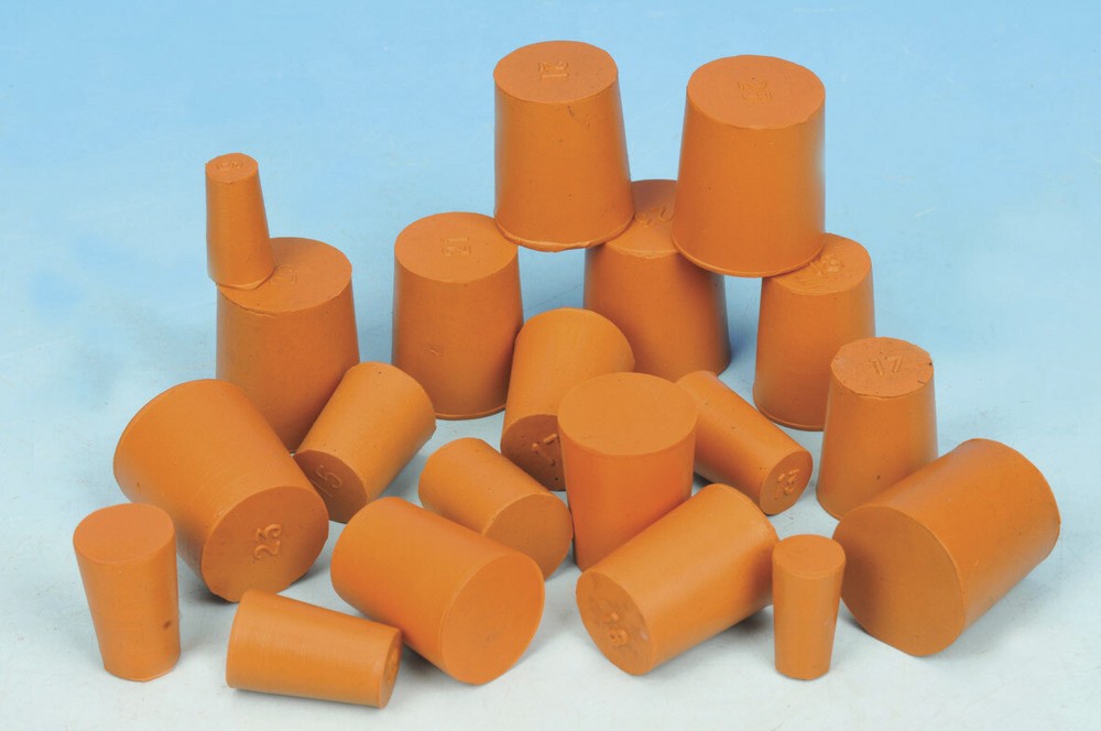Red Rubber Stoppers Size 33 Pack of 4 Corks