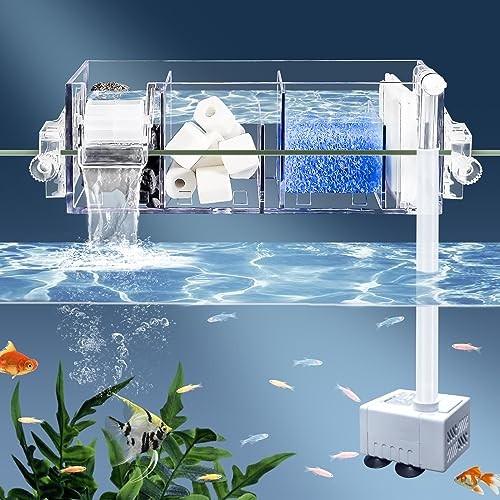 Premium Multi-Layer Aquarium Filter for 5 to 30 Gallon Fish Tanks: Medium