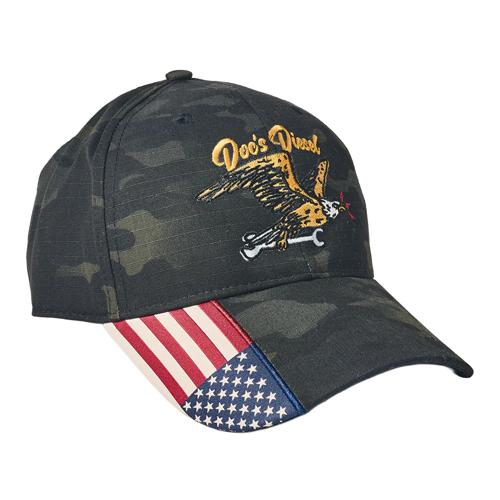 Doc's Diesel Old Glory Camo Hat