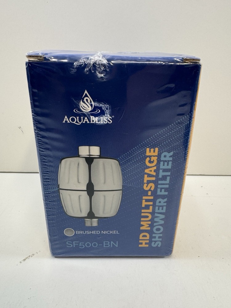 AquaBliss HD Shower Filter #1 HEAVY DUTY Multi-Stage Shower Filter SF500-BN
