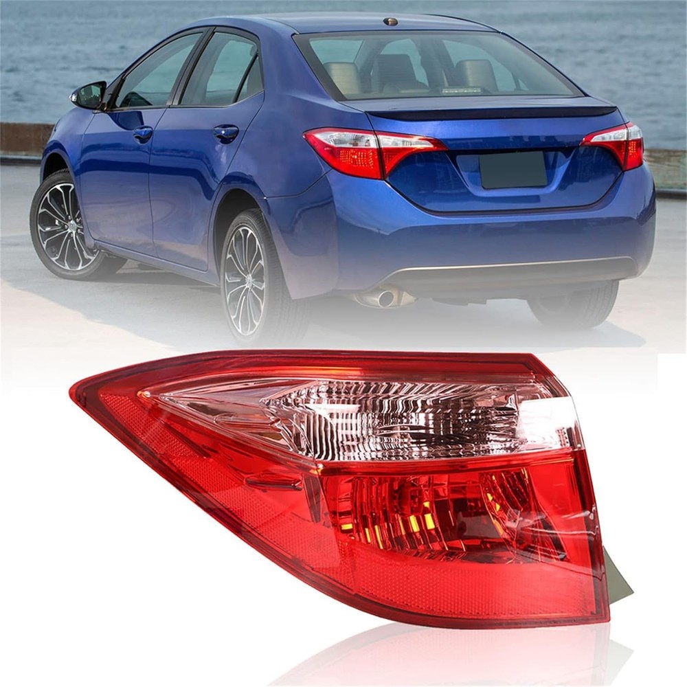 Driver Side Outer Tail Light Replacement for Toyota Corolla 2017-2019 Rear Brake
