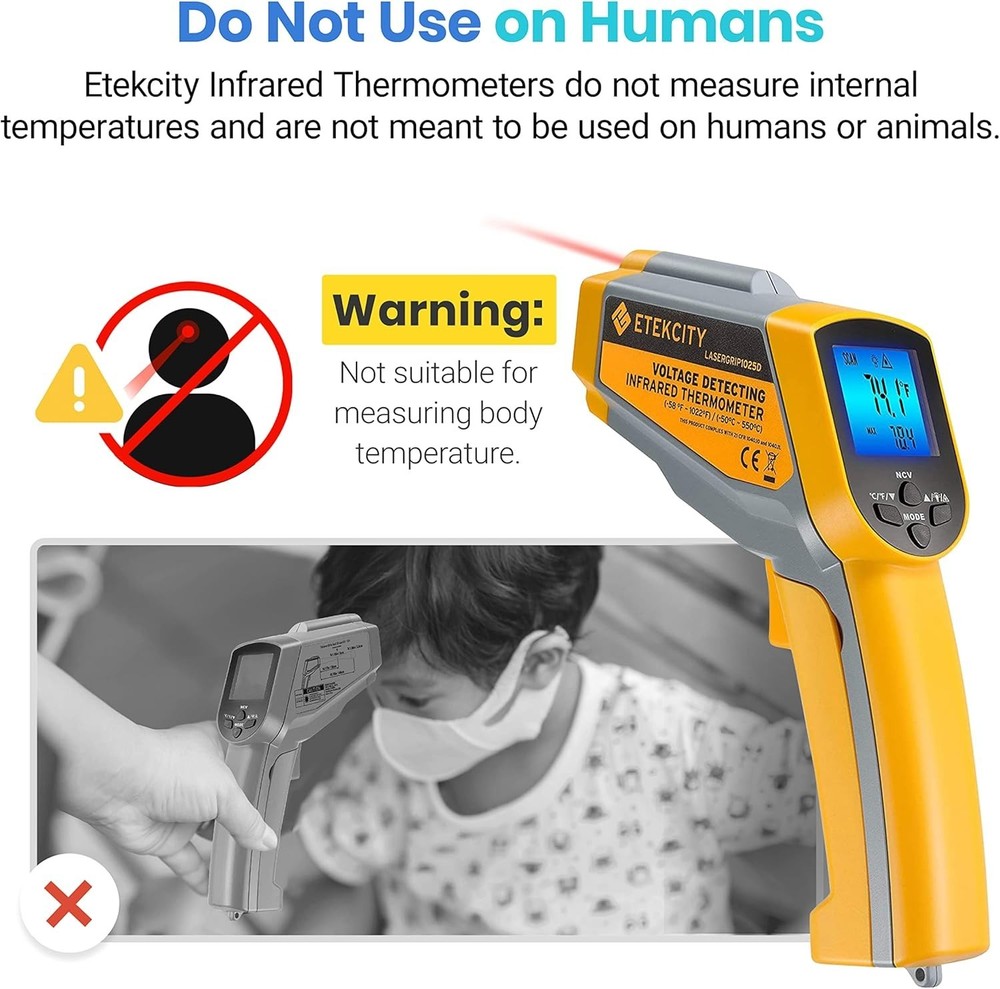 Infrared Temperature Tester with Fast Reading System for Safe Object Measurement
