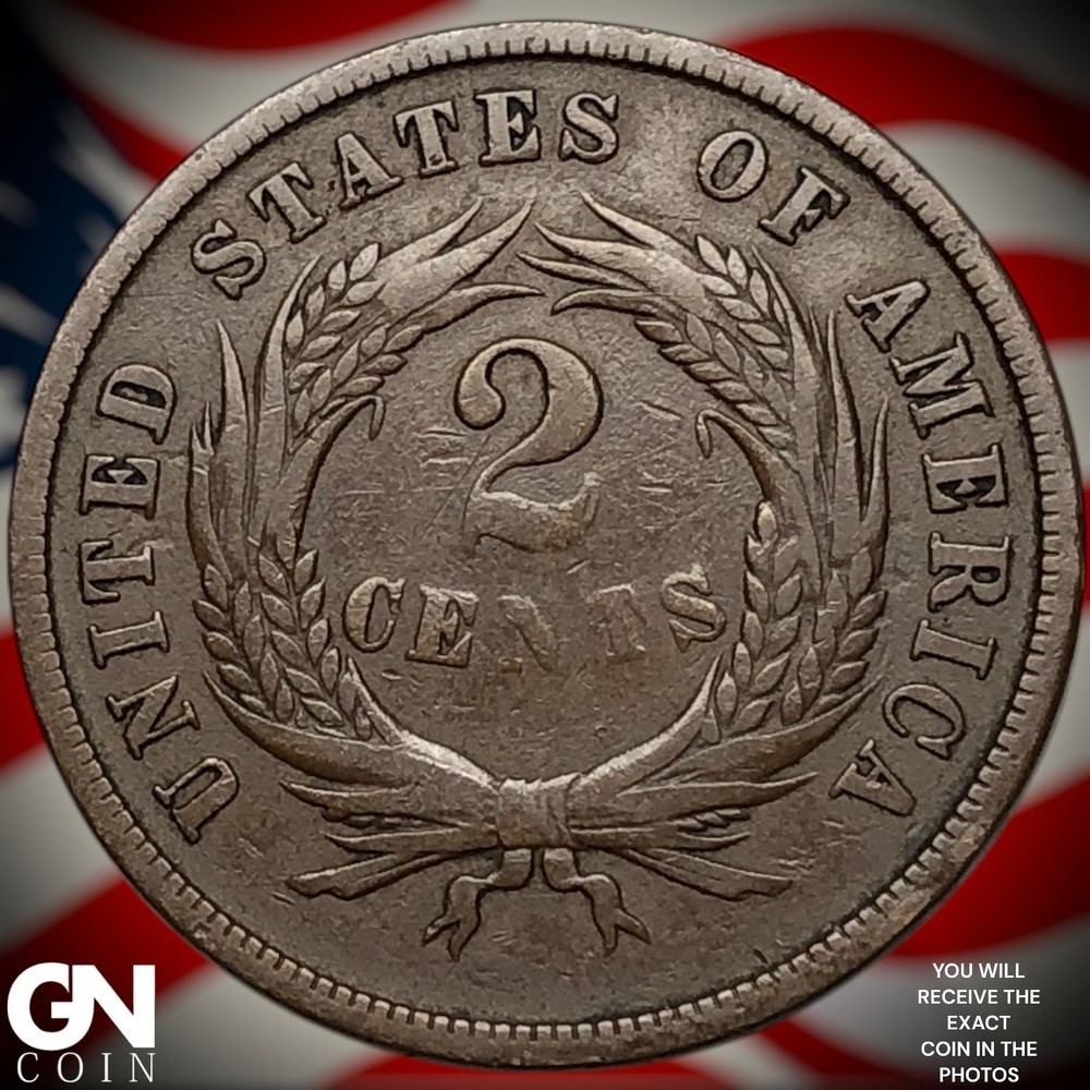 1865 2 Cent Piece Z4650