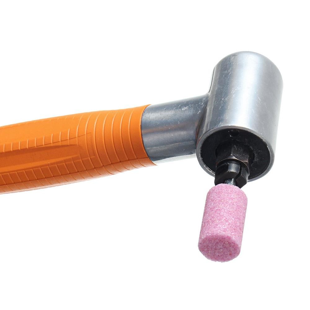 DIY 90 Degree 3MM Pneumatic Micro Grinder Angle Air Micro Die Grinder Set Tool #