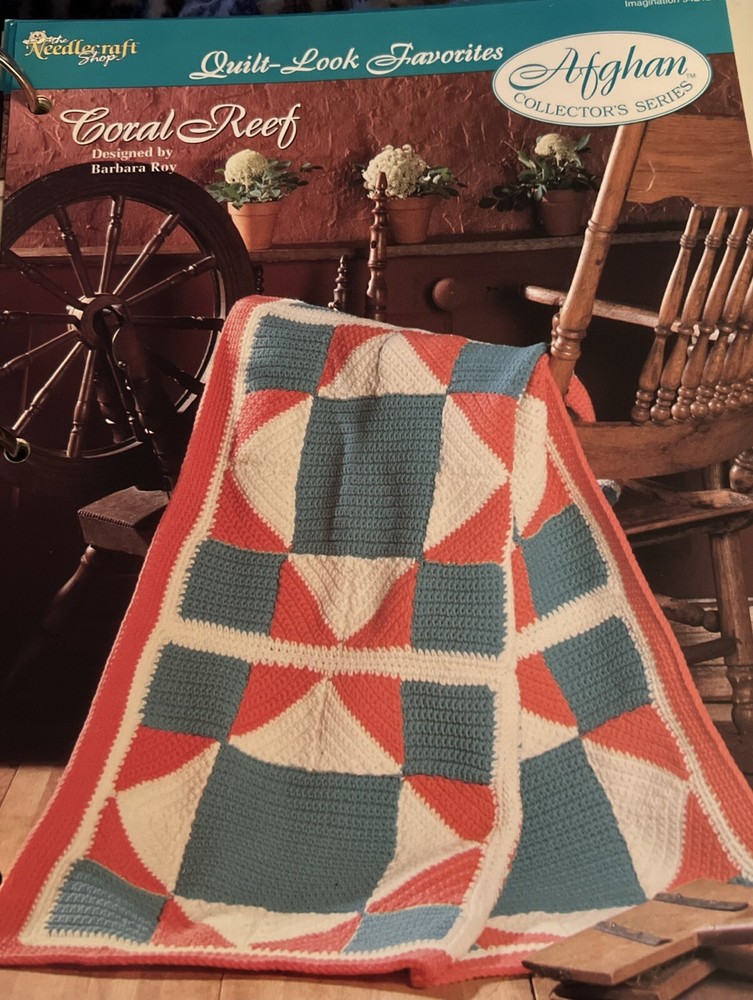 CROCHET Afghan Collector’s Series ~ “Coral Reef Afghan” ~ PATTERN ~