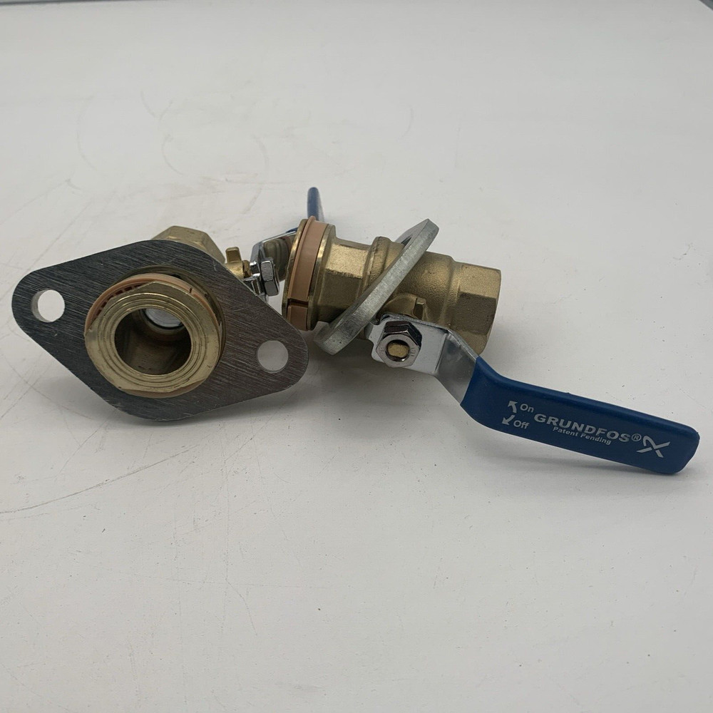 Grundfos 96806130 3/4" GF 15/26 Bronze Dielectric Isolation Valve Pair Threaded