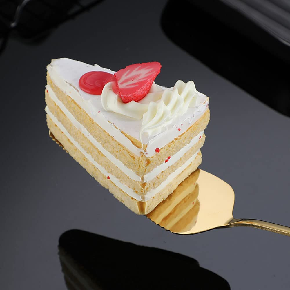 MBB 5X Cake Server Pie Holder Transfer Triangular Spade Spatula Serrated Edge -