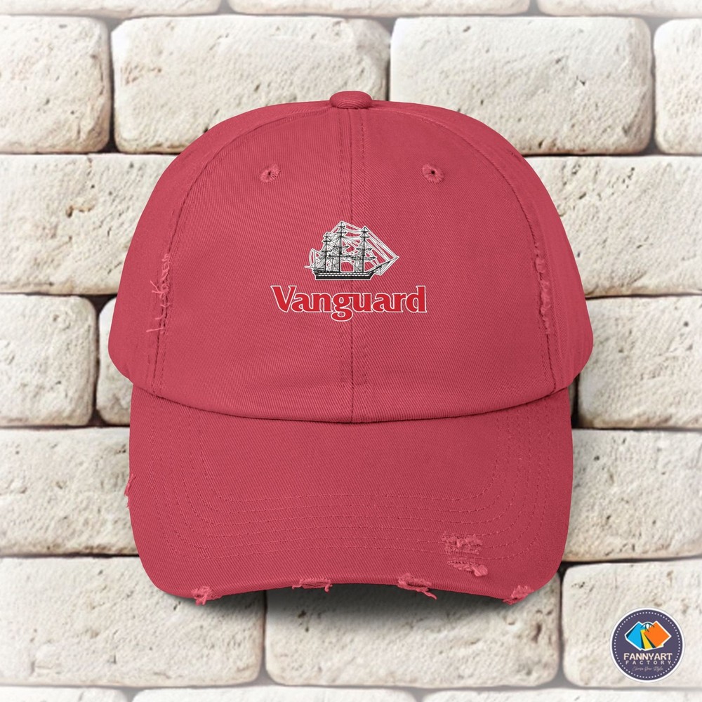 Vanguard Ship Logo Unisex Distressed Cap