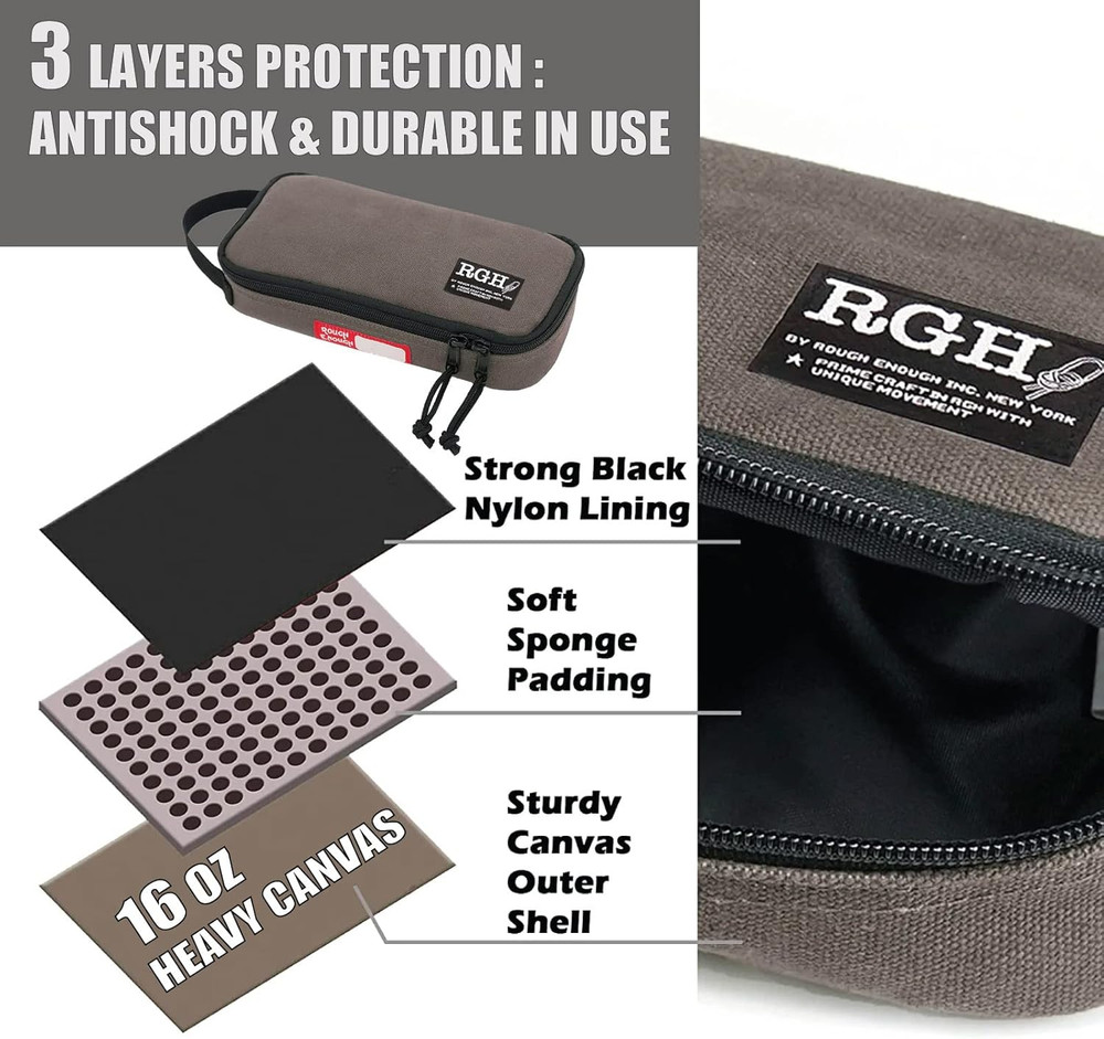 Rough Enough EDC Tool Bag Organizer with Handle - Portable & Durable