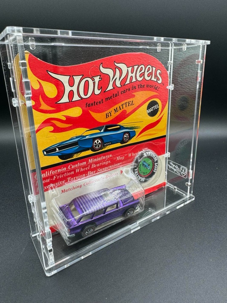 Diamond Protector Hot Wheels Original Redline Acrylic Display 2 Pack