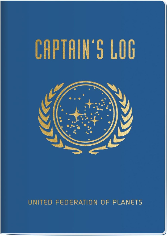 Star Trek Captain'S Log Large Notebook