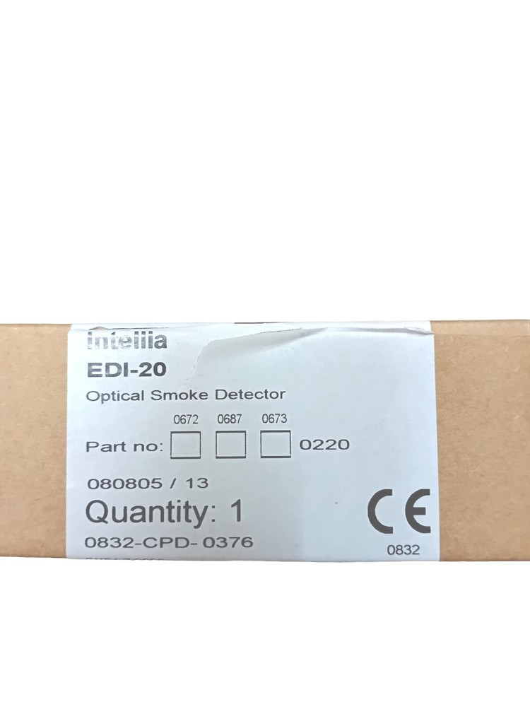 Optical smoke detector, Intellia EDI-20