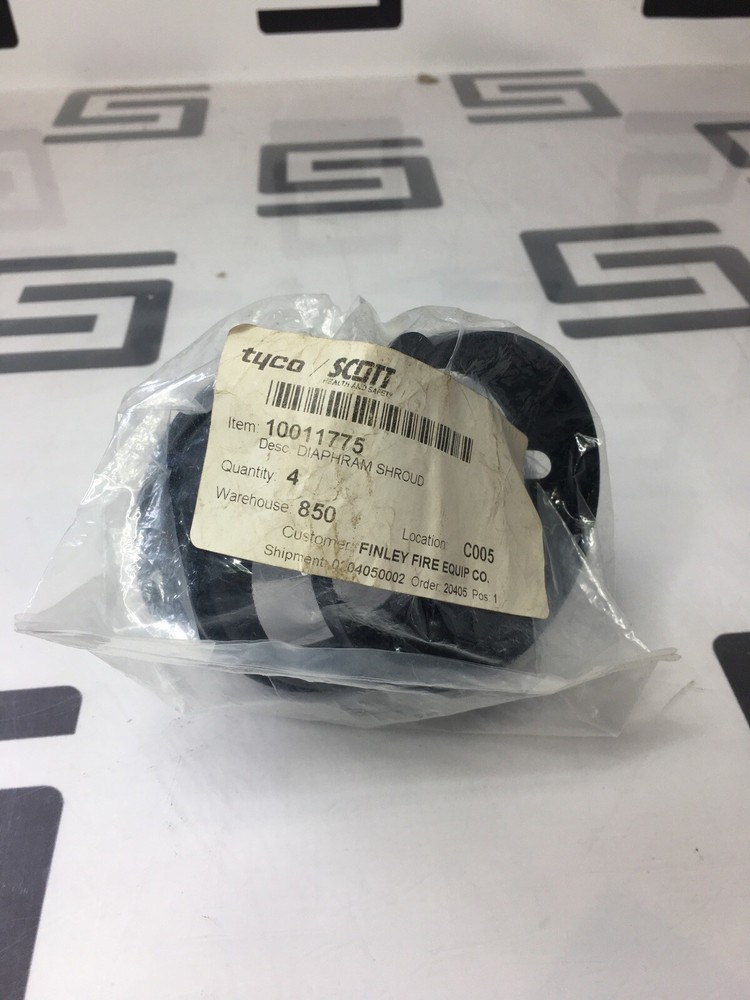 Scott Tyco 10011775 Diaphram Shroud 4 PACK Black SCBA