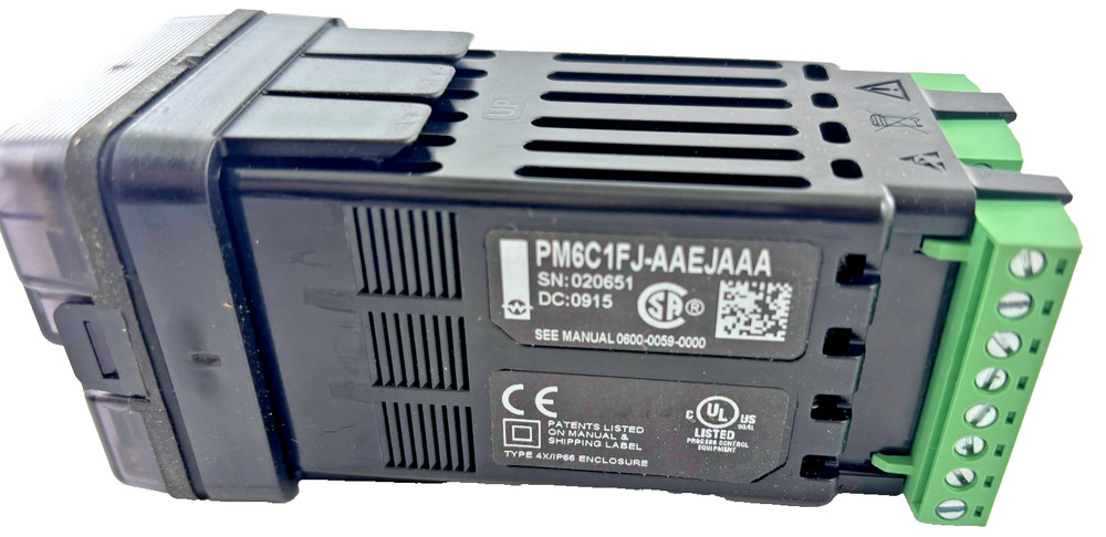 WATLOW PM6C1FJ-AAEJAAA CNTRL, TEMP, EZ-ZONE PM, MERCURY SYS