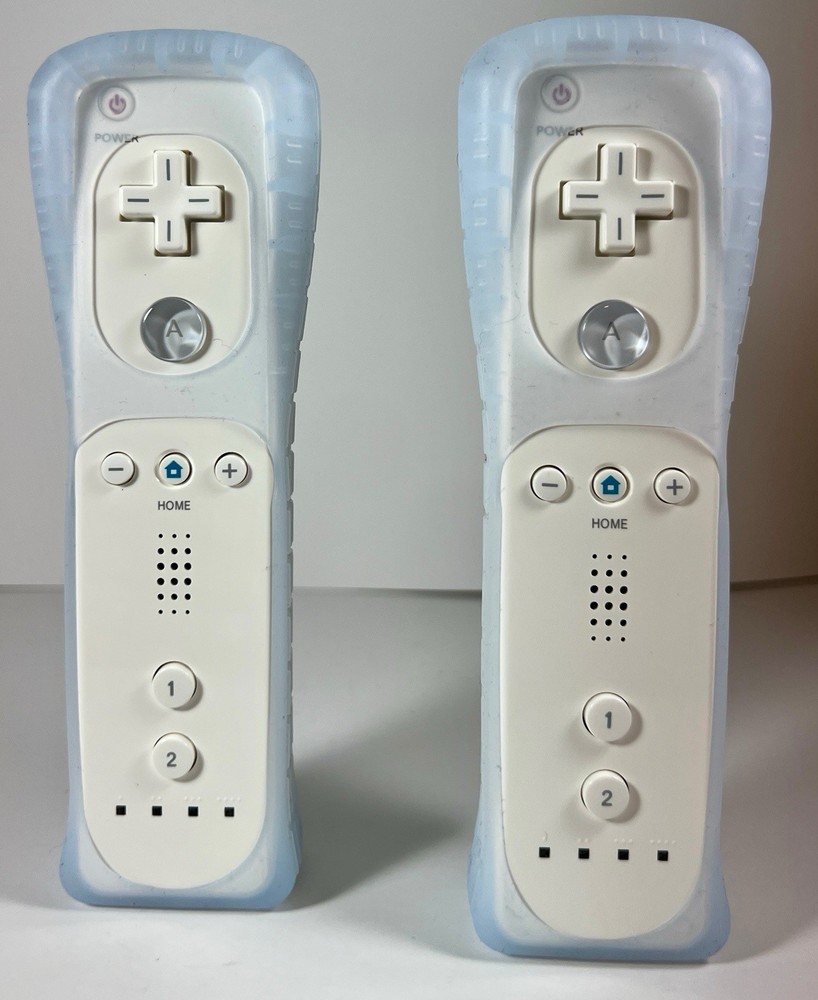 TIANHOO Wii Controller 2-Pack – Remote Controllers with Silicone Case & Wrist St