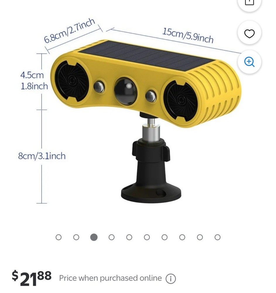 Solar Infrared Sensor Alarm