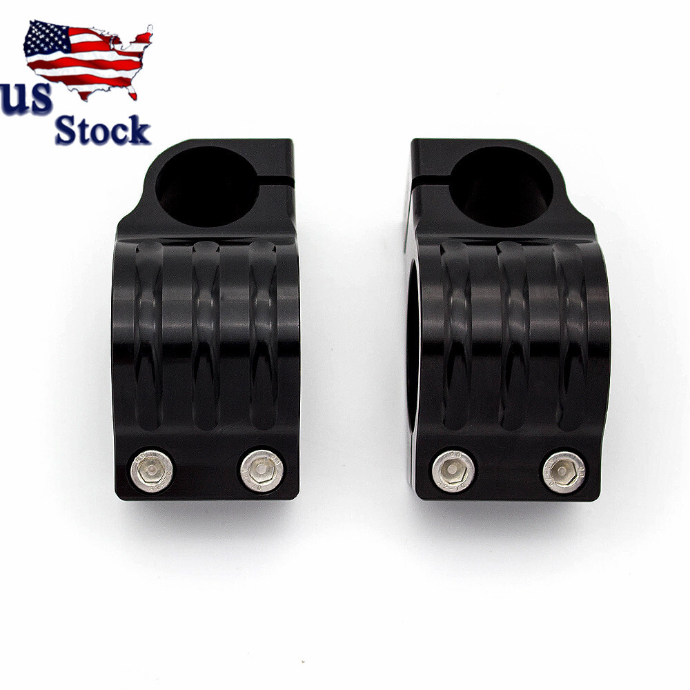 CNC 43mm Regular Fork Clip On Handlebars Clamp Head Mount Bracket Replacement