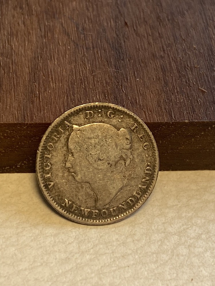 1896 Newfoundland 5 Cent