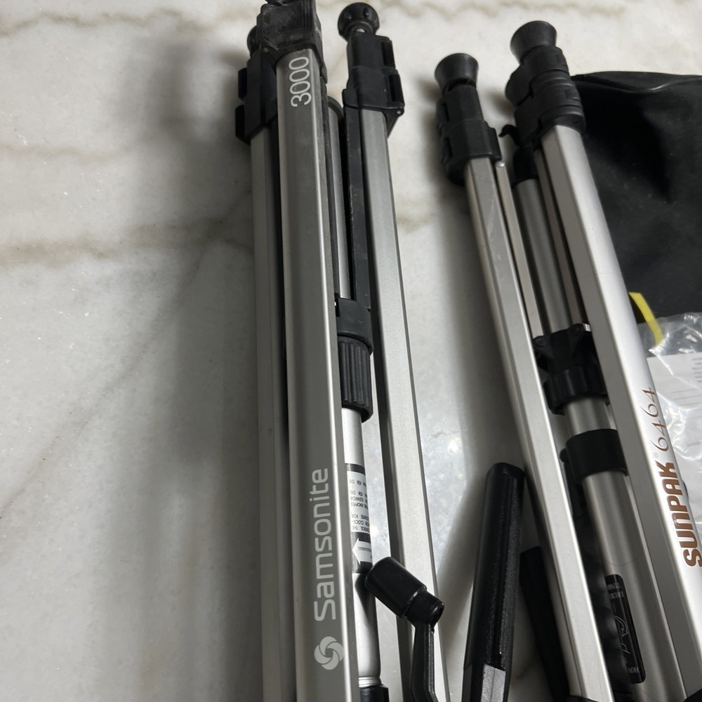 Sunpak 6464 Tripod With Extra Samsonite Tripod